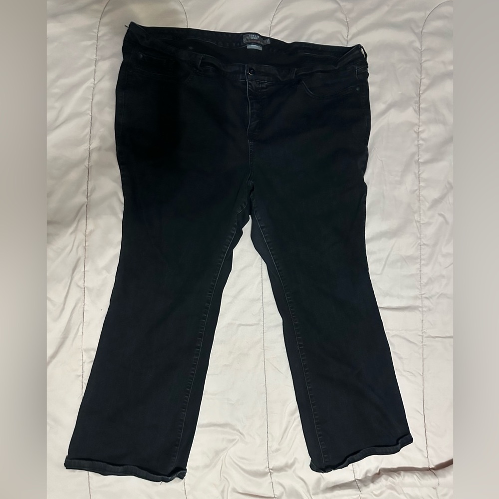 Torrid Mid- Rise Slim Boot Super Soft Size 28 Short